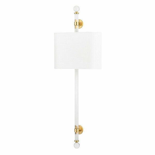 Hudson Valley 2 Light Wall sconce 6122-AGB